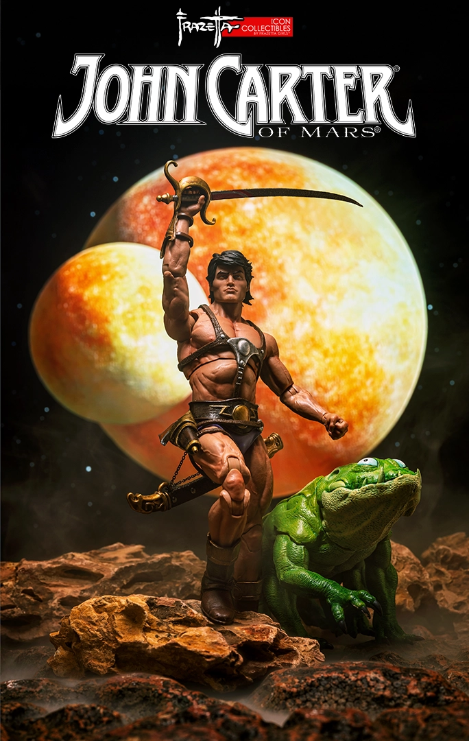 Firestar Wizard フィギュアJohn Romita Jr.サイン The Warlord of Mars Has Arrived