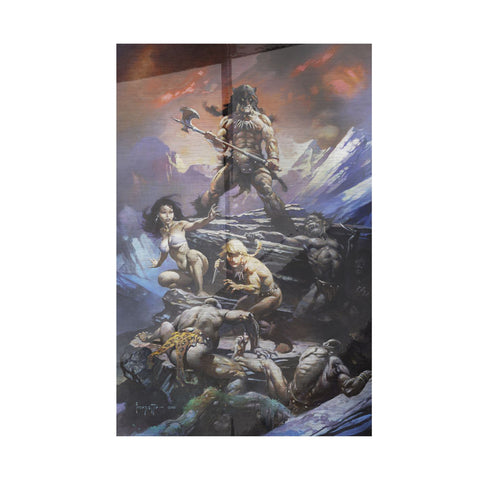 FIRE AND ICE #1 FRANK FRAZETTA (DARKWOLF) CARDSTOCK COVER (FG EXCLUSIVE)