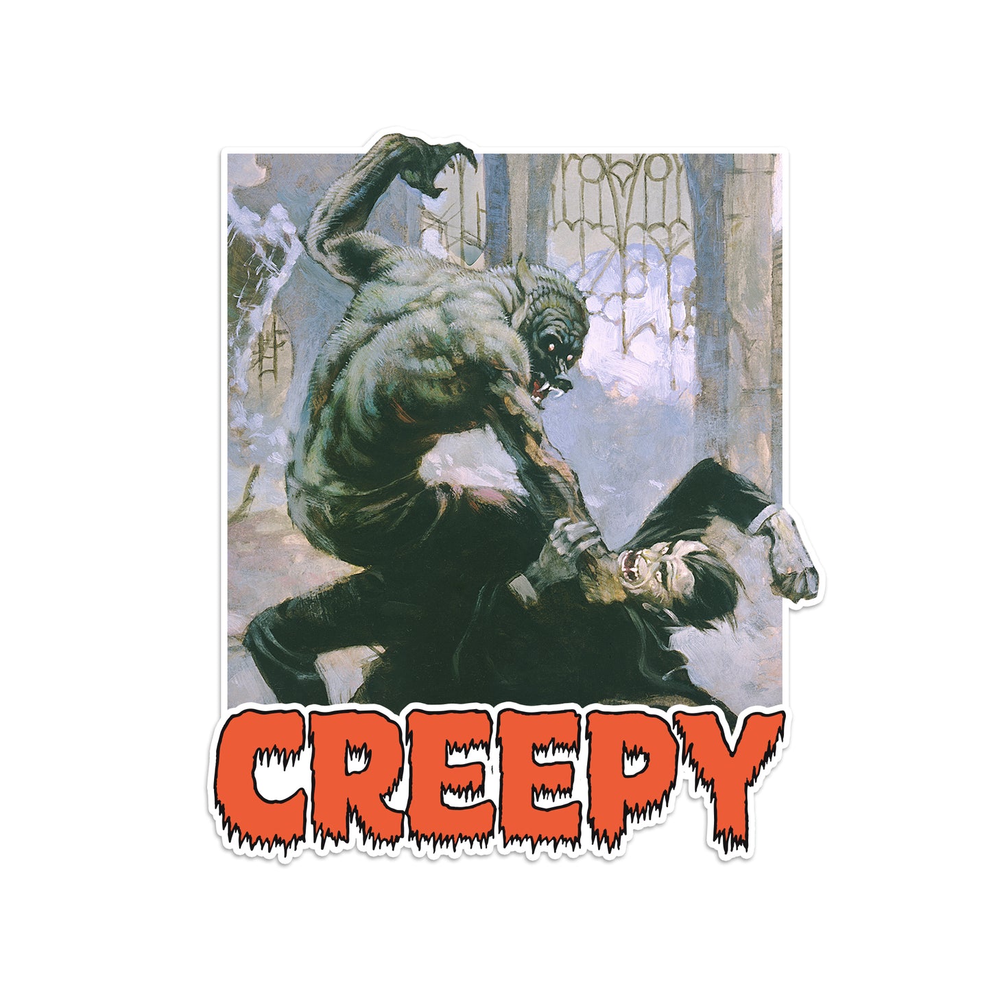 Frazetta x CREEPY Vinyl Sticker Set (4)
