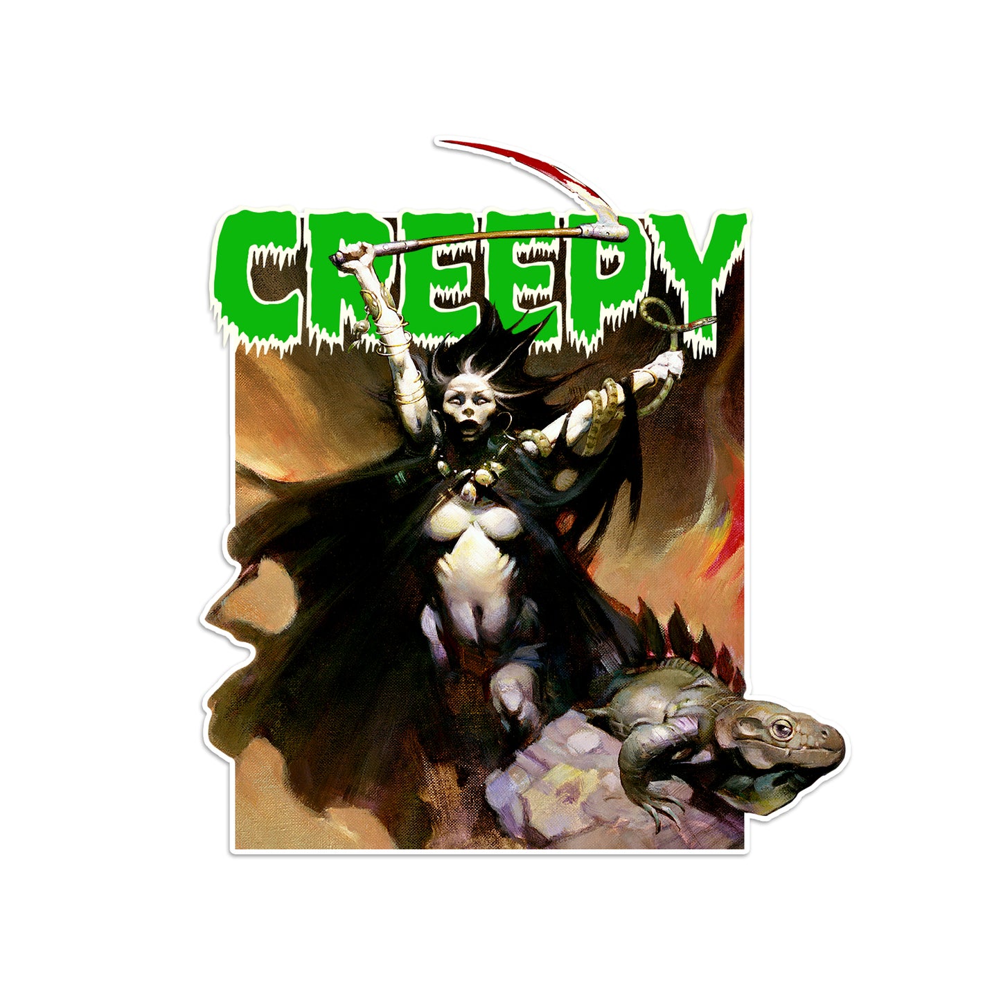 Frazetta x CREEPY Vinyl Sticker Set (4)