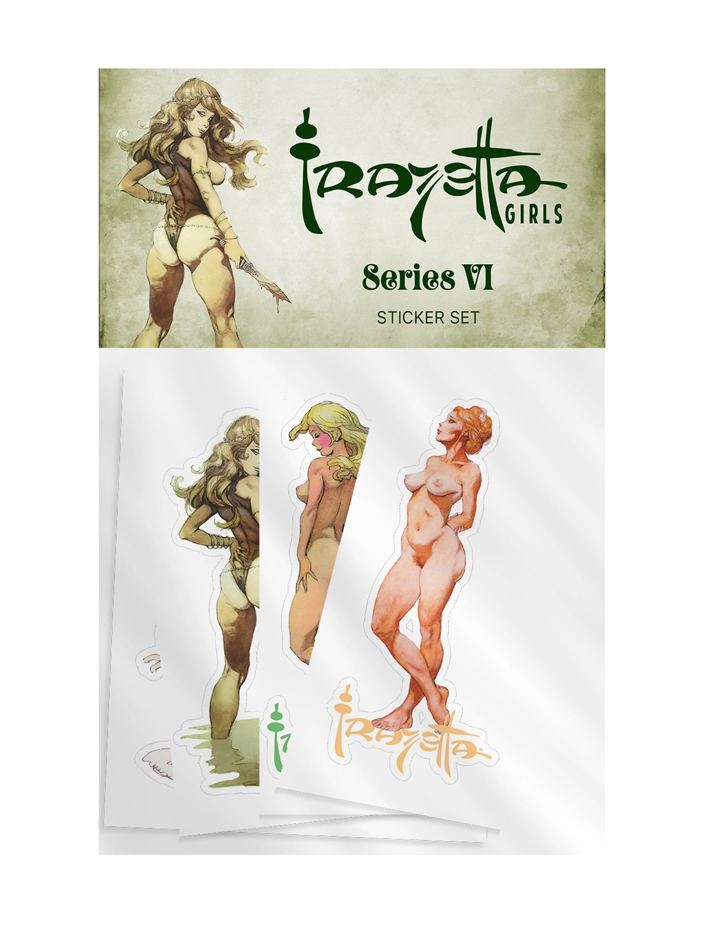 Frank Frazetta ‘Girls’ Series VI Sticker Set