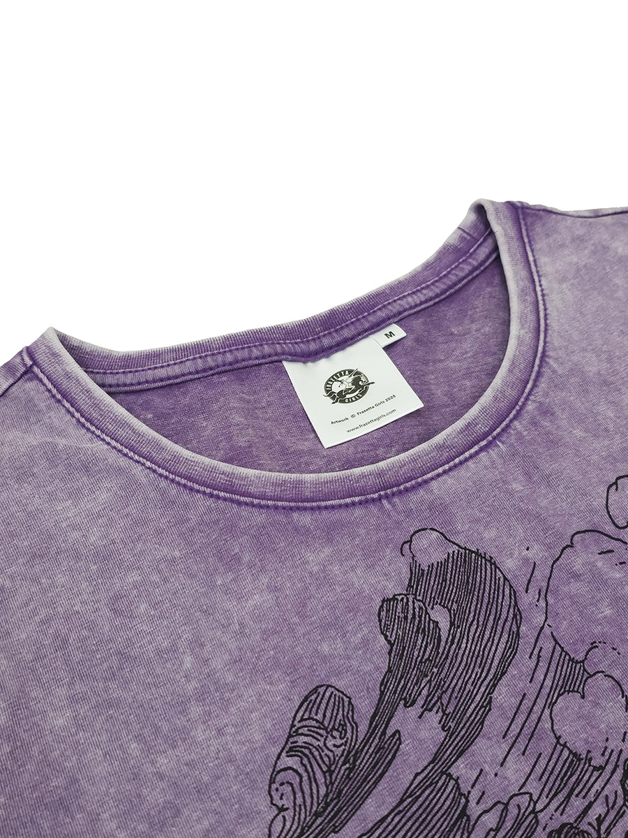Frazetta The Giantess Crop Top Tee