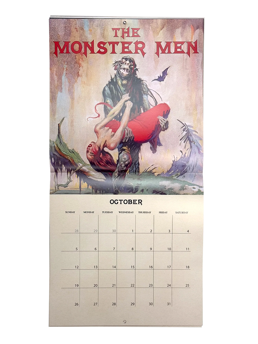 Frank Frazetta x ERB 2025 Wall Calendar (Limited Edition)