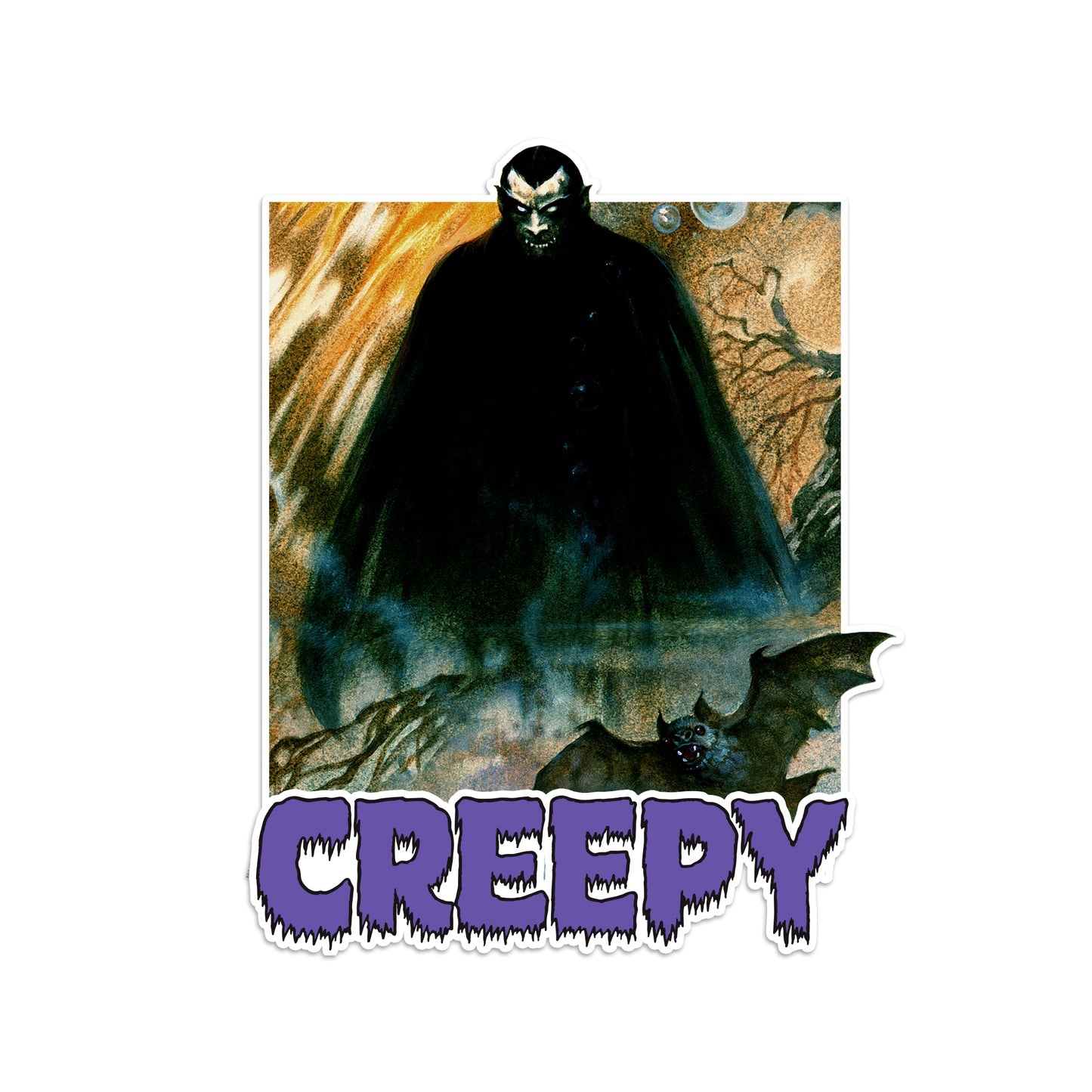 Frazetta x CREEPY Vinyl Sticker Set (4)
