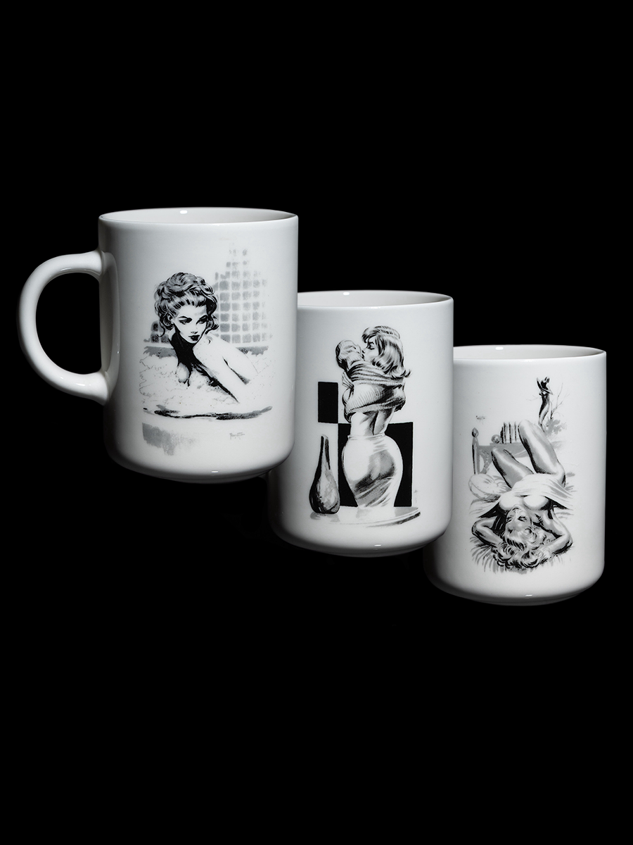 Frazetta Girls Bone China Mug Set of (3)