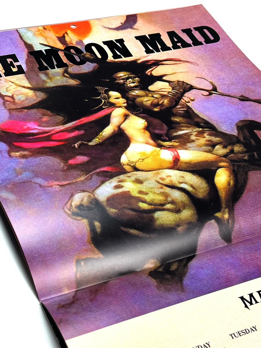 Frank Frazetta x ERB 2025 Wall Calendar (Limited Edition)