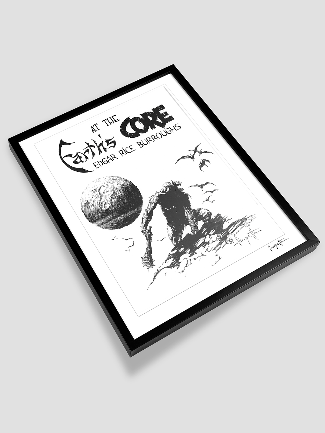 At The Earth's Core (Plate I) Print