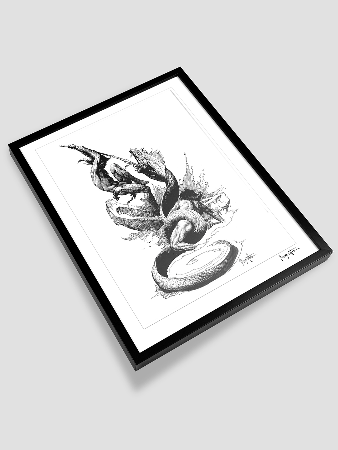 At The Earth's Core (Plate V) Print