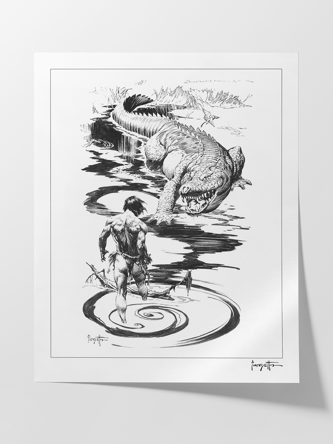 At The Earth's Core (Plate VI) Print