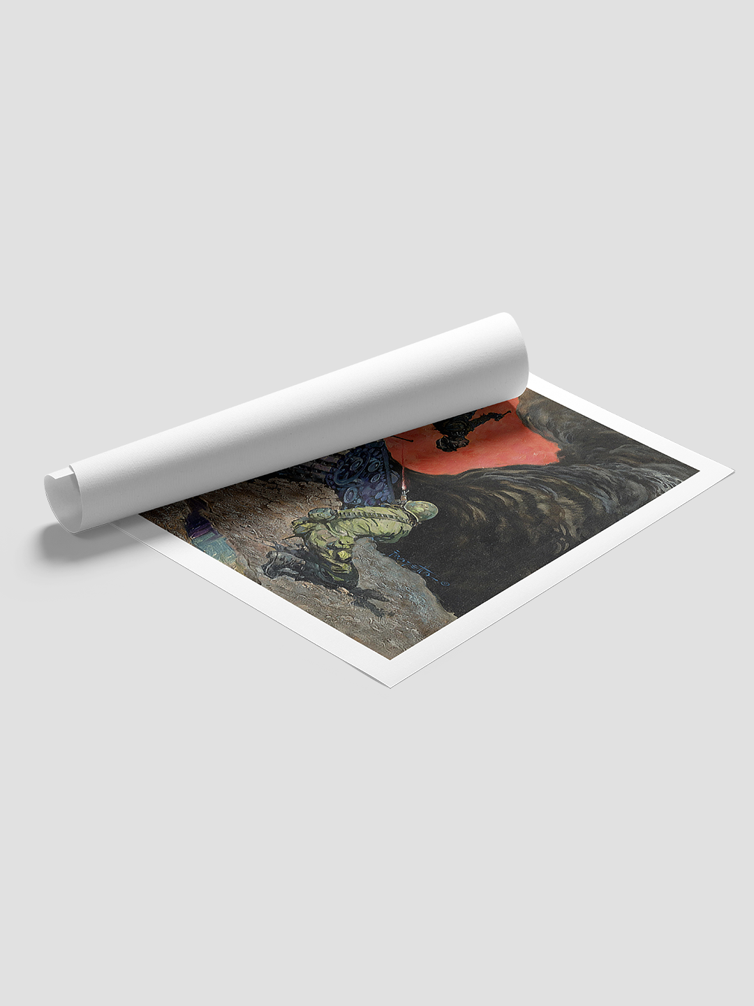 Blazing Combat #1 Print