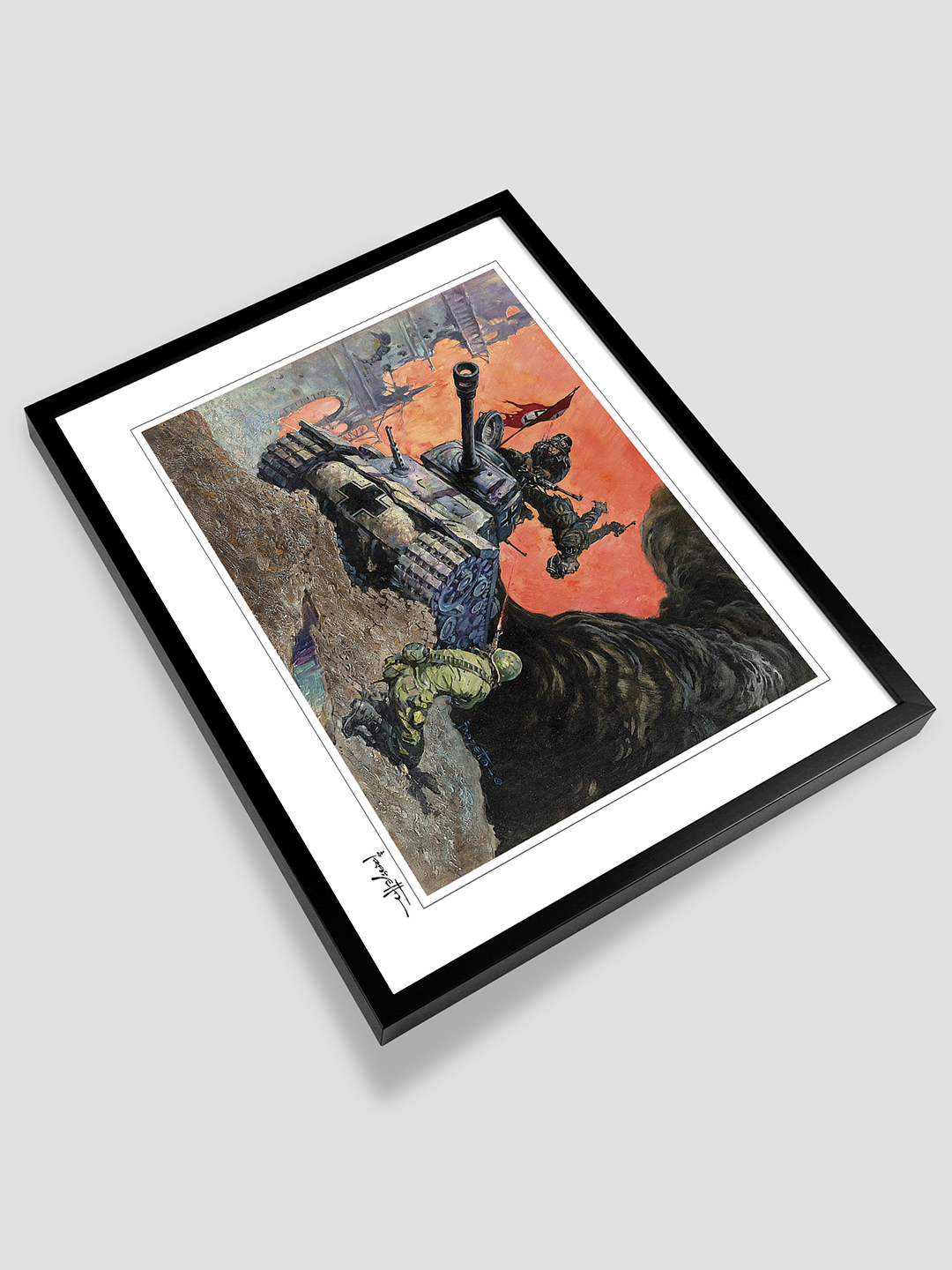 Blazing Combat #1 Print