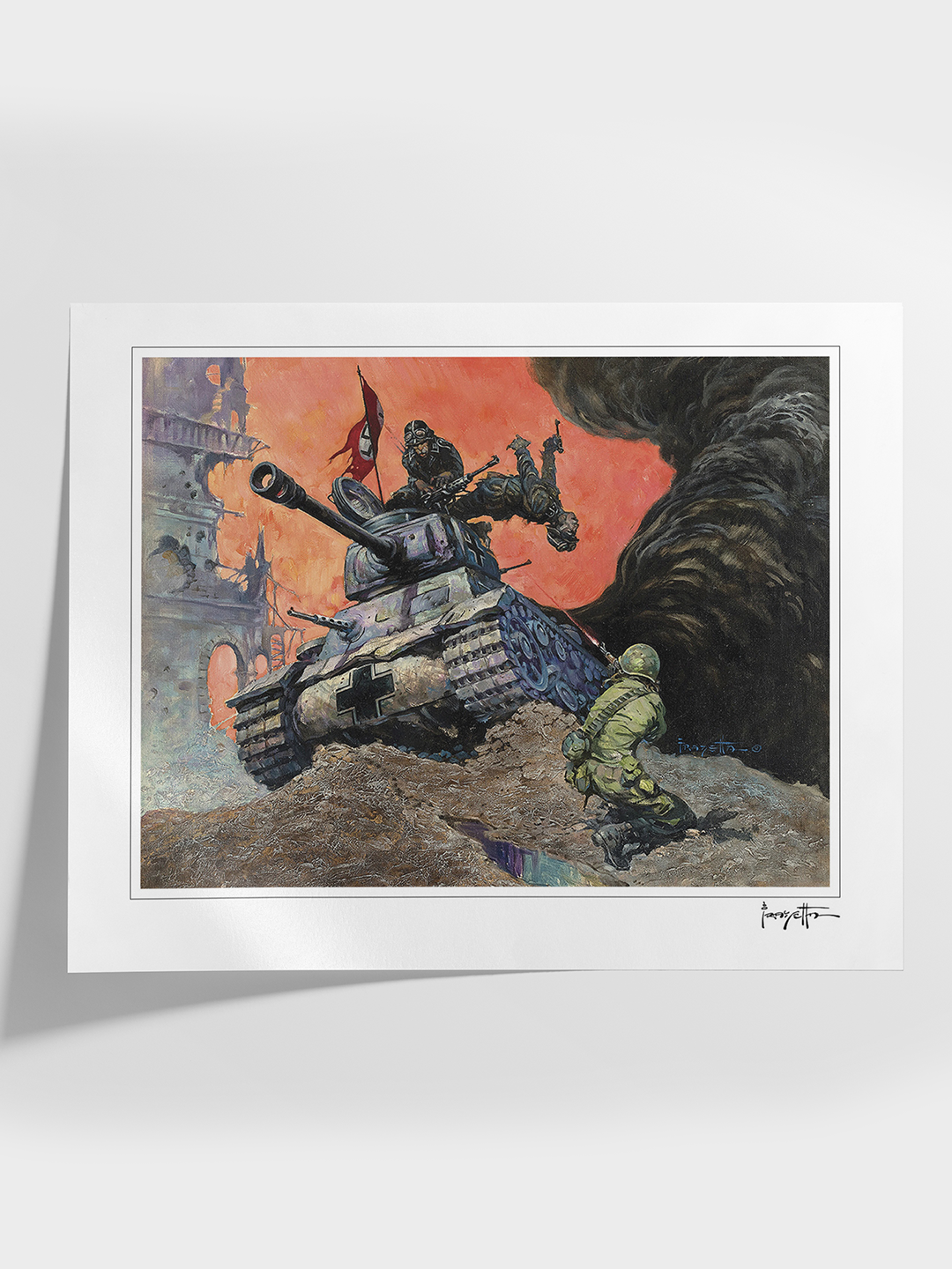 Blazing Combat #1 Print