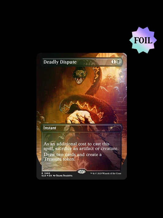 MTG Frank Frazetta: Second Exhibition "Deadly Dispute" Secret Lair- FOIL (Signed AP Edition /50)