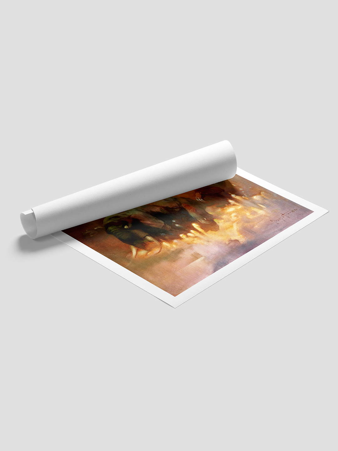 Downward to Earth Print