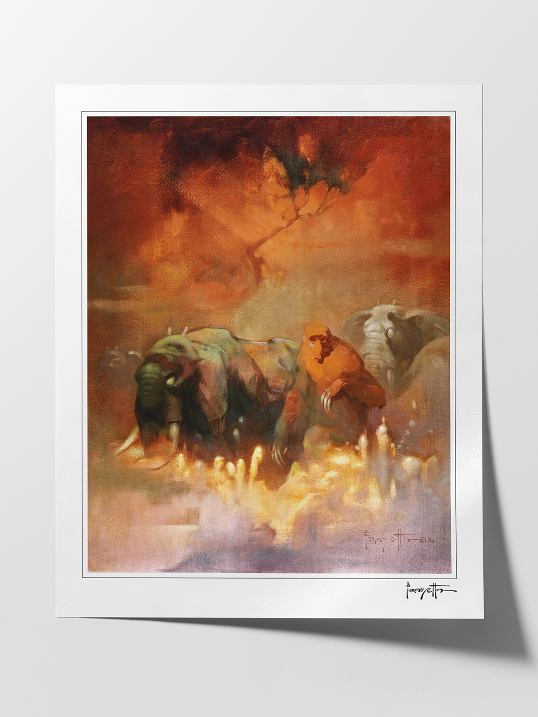 Downward to Earth Print