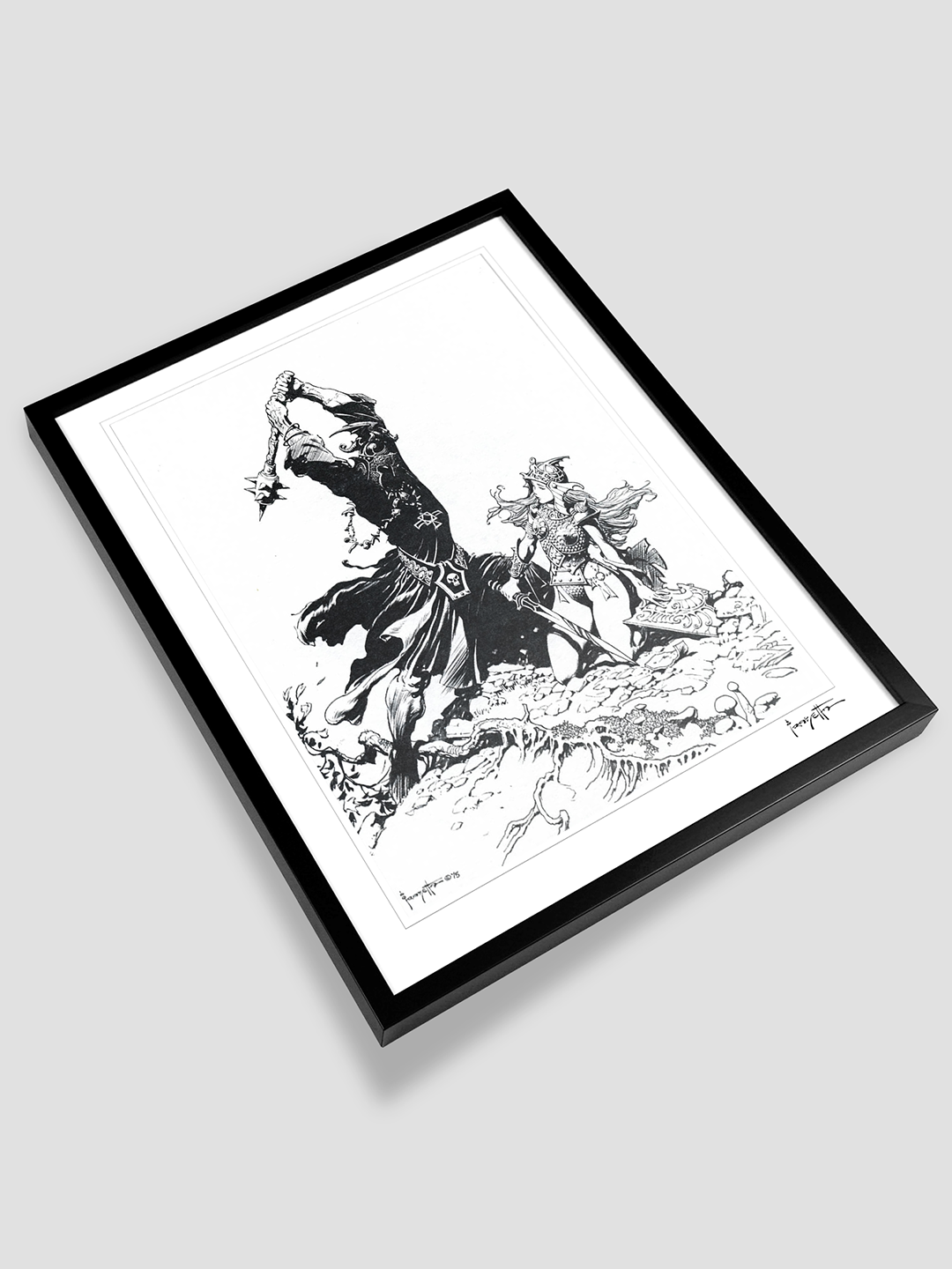Éowyn vs the Nazgûl Lord Print