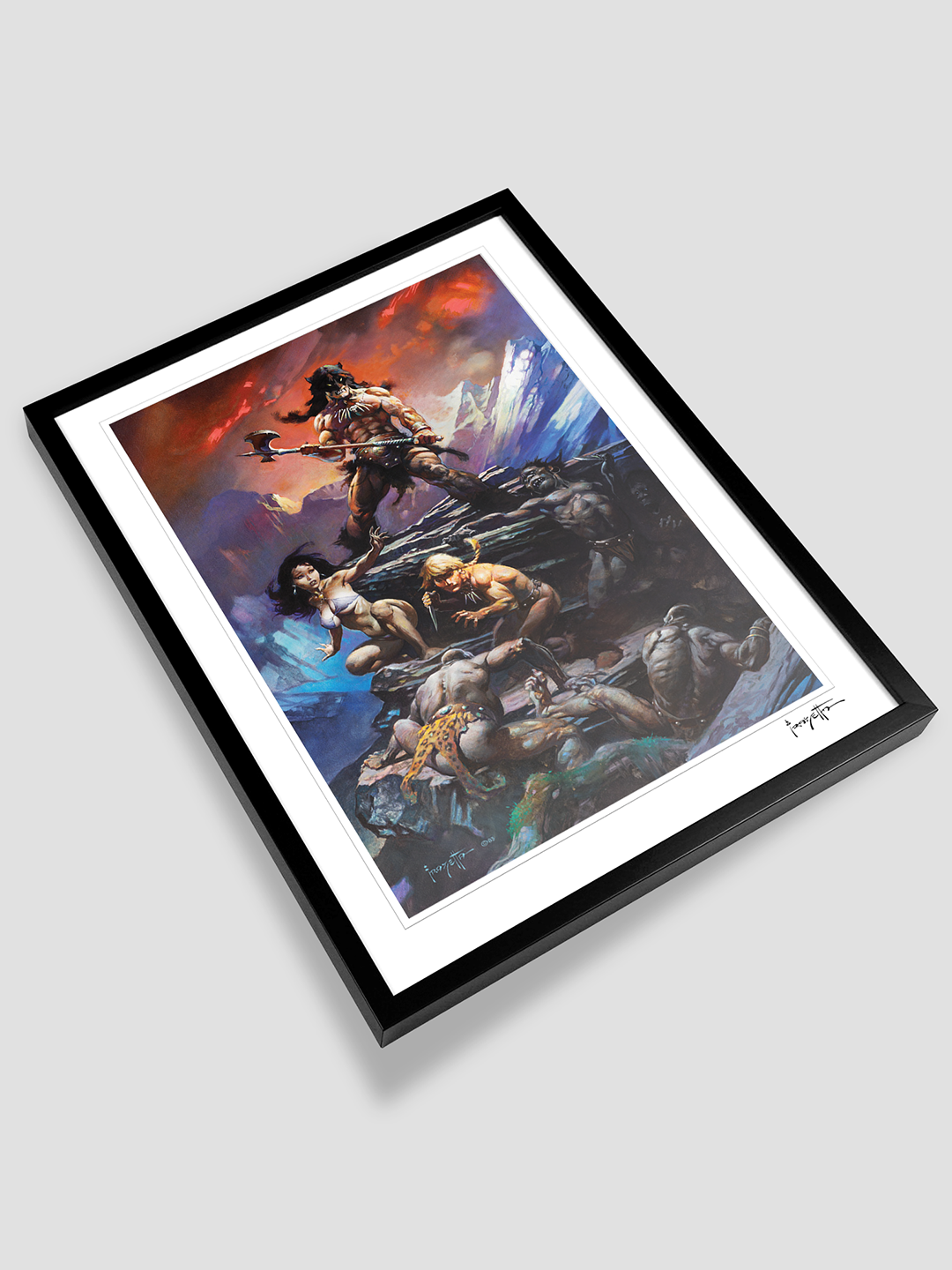 Fire and Ice Print