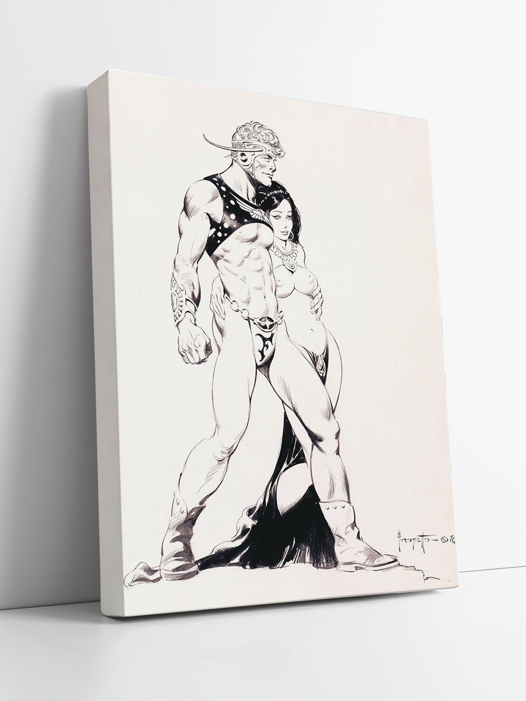 Flash Gordon and Princess of Mongo Print