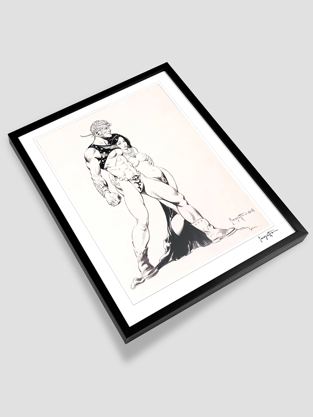 Flash Gordon and Princess of Mongo Print
