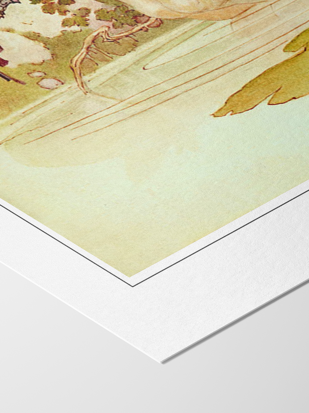 Girl Bathing Print