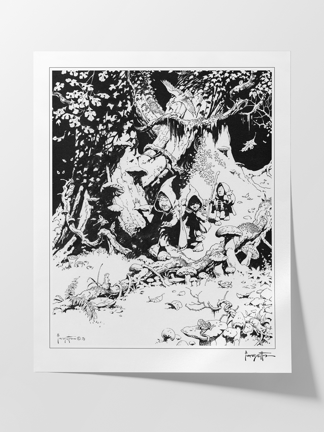Hobbits - Plate 1 Print