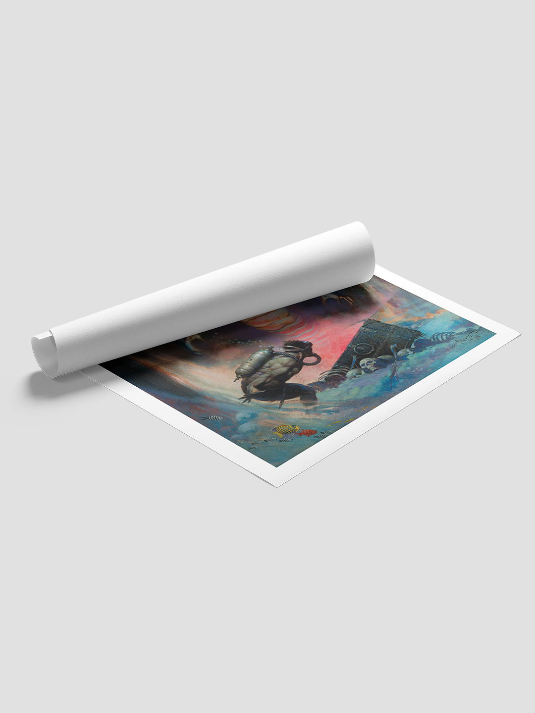 Sea Monster Print