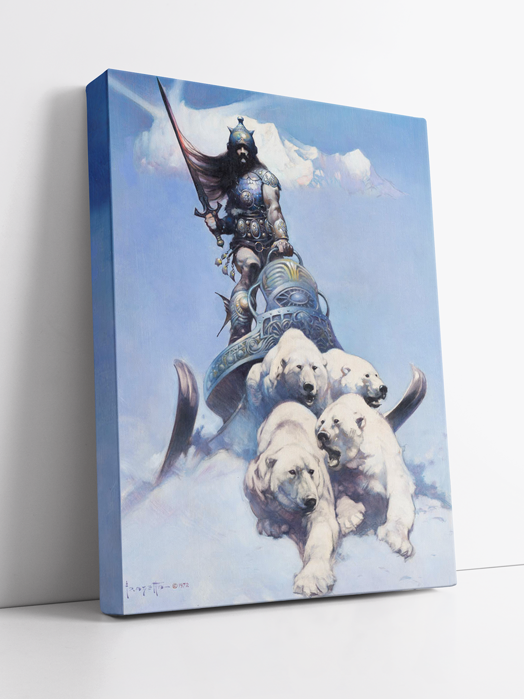 Silver Warrior Print
