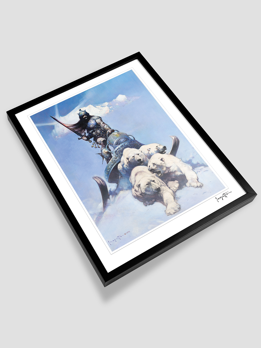 Silver Warrior Print