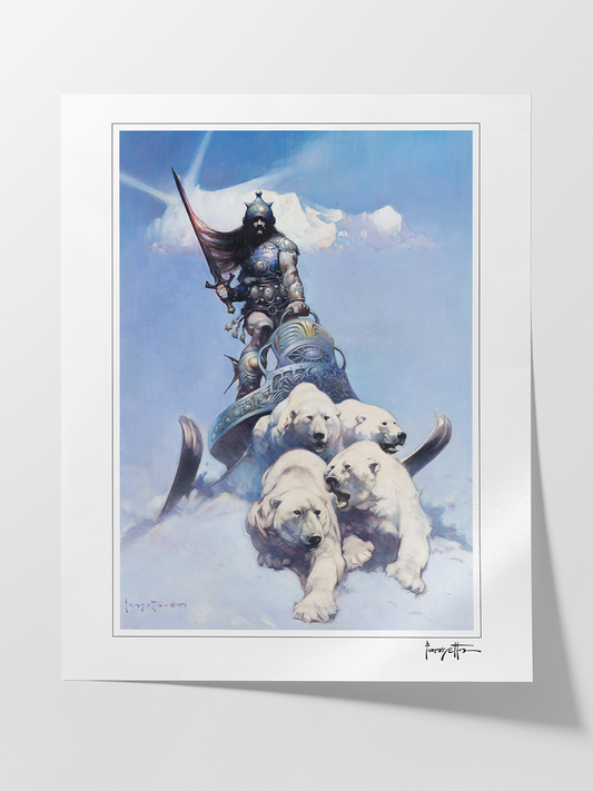 Silver Warrior Print