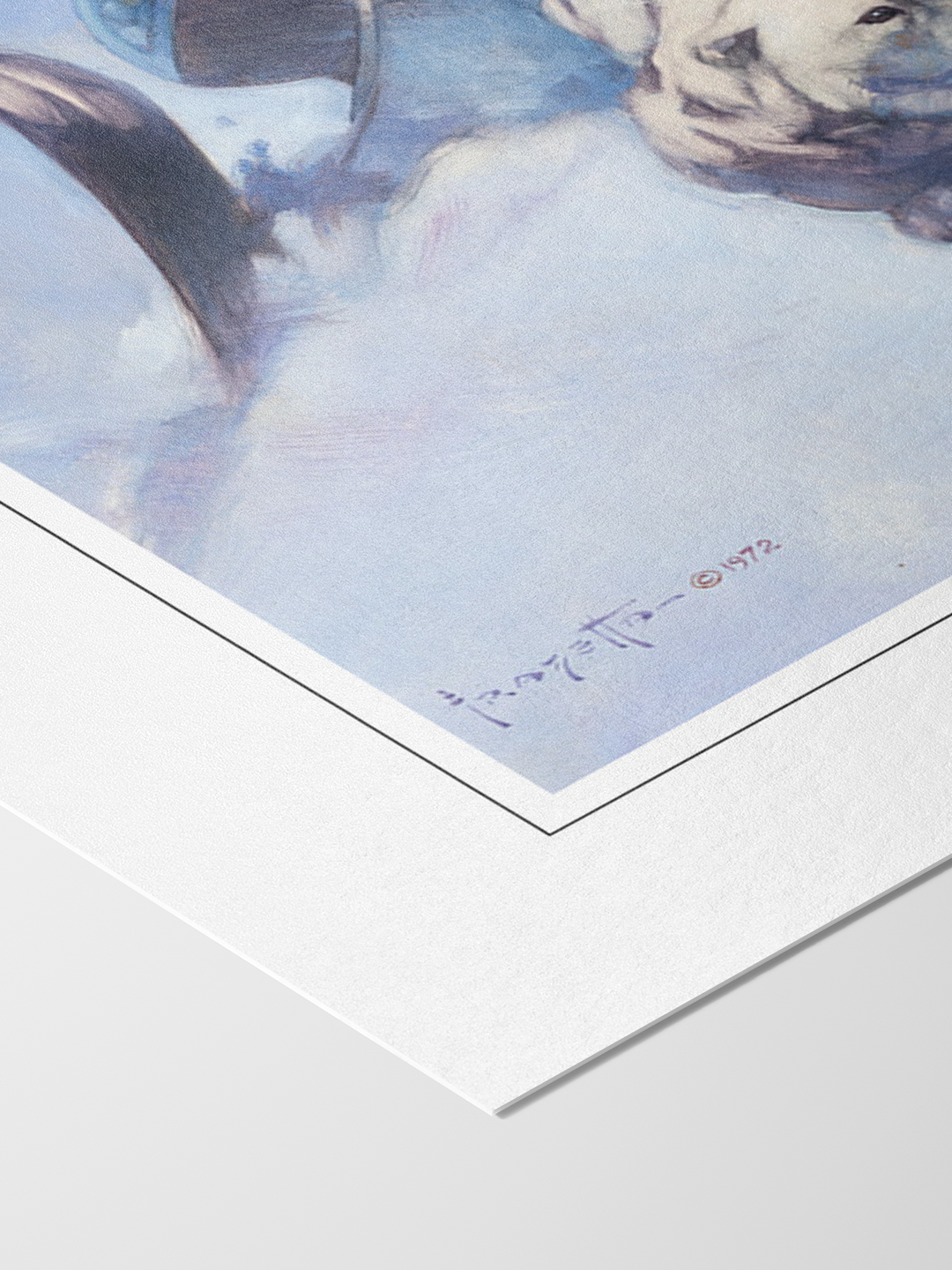 Silver Warrior Print