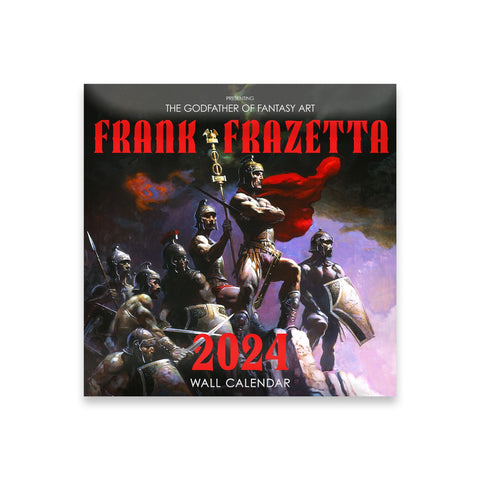 Frank Frazetta 2024 Wall Calendar (Regular Edition)