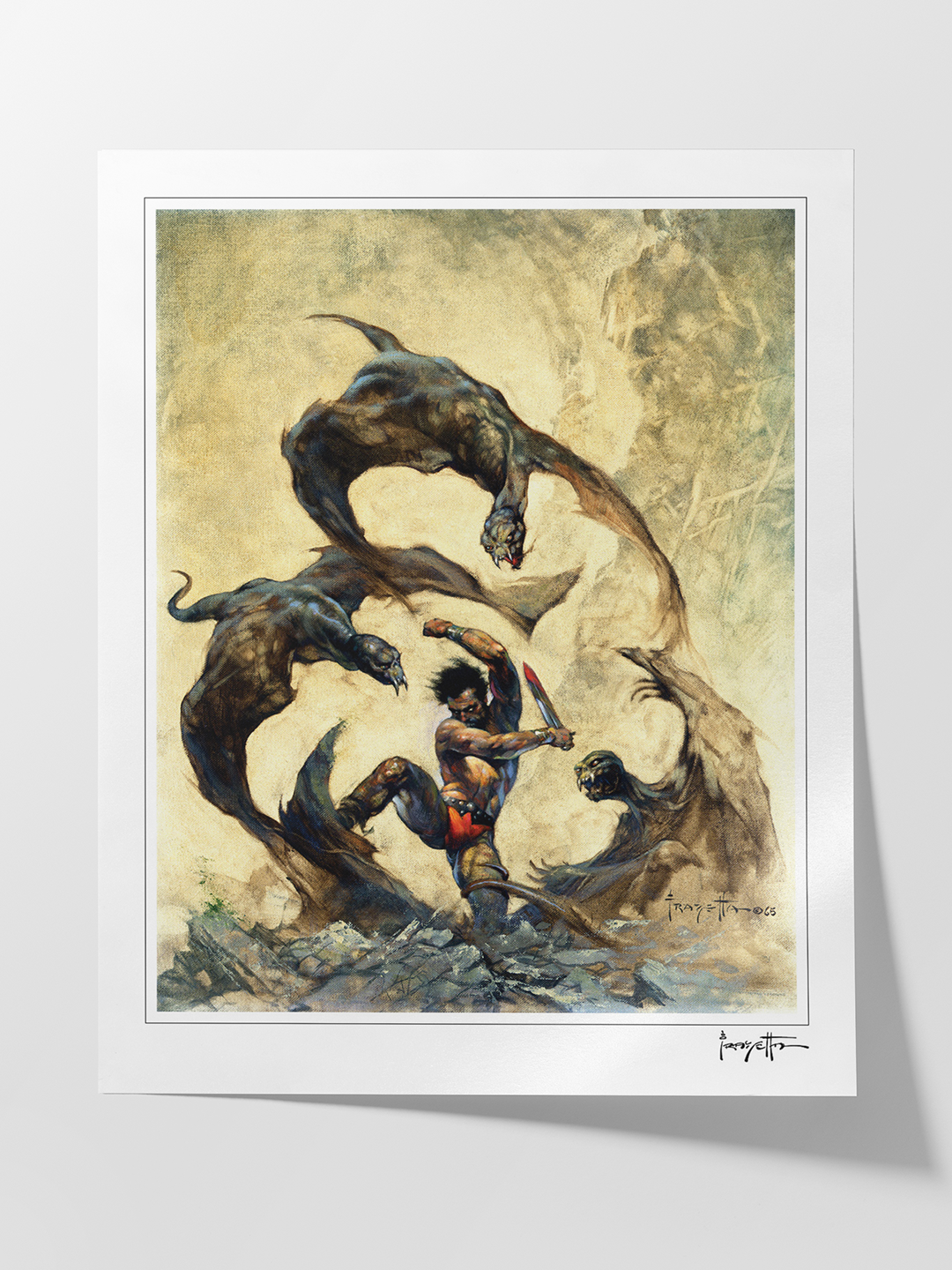 Winged Terror Print