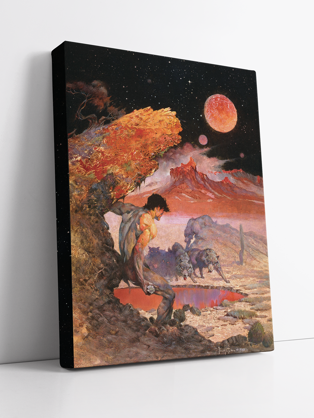 Wolf Moon Print
