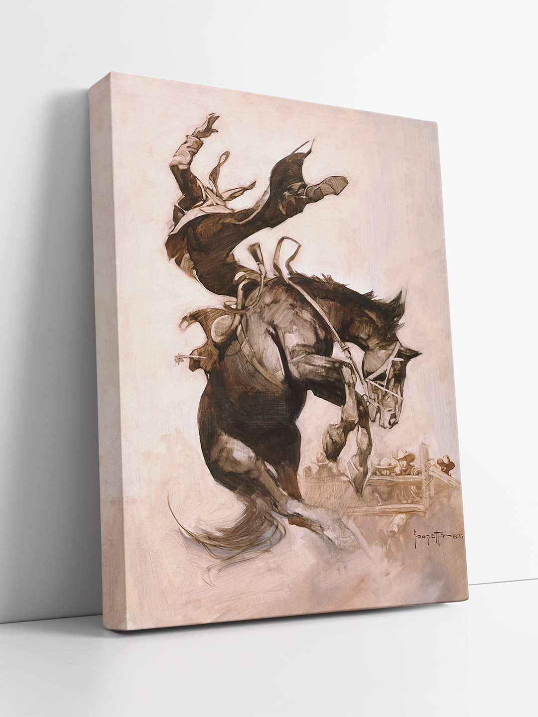 Bucking Bronco Print