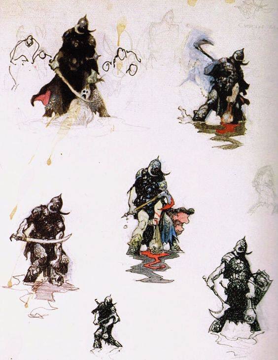 Death Dealer 6" Embroidered Patch