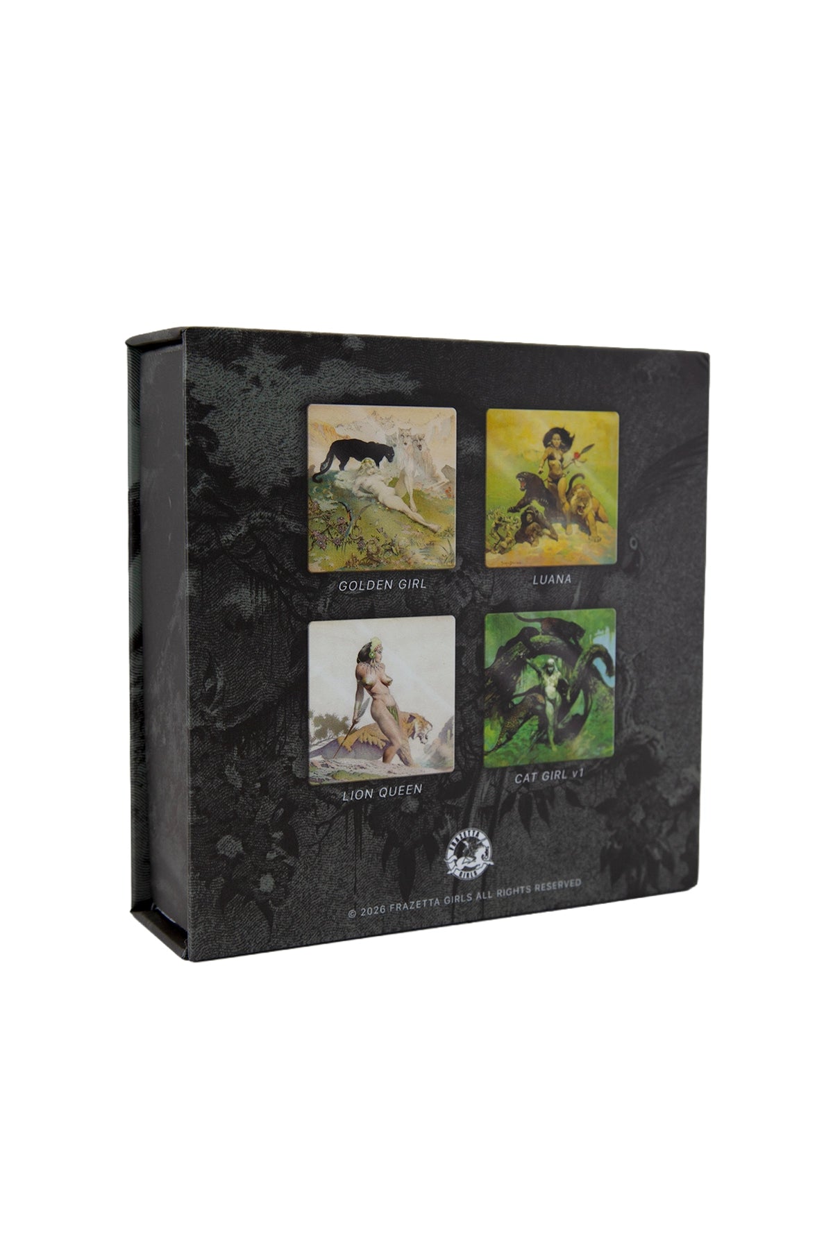 Frazetta Girls (2026) Glass Coaster Set