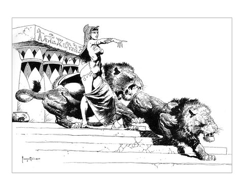 Cleopatra Pen and Ink