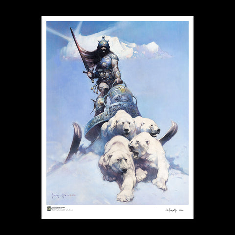 Frank Frazetta 'Conan the Usurper’ Chained Limited Edition Giclée