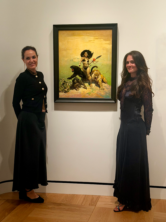Frank Frazetta at the Lucas Museum of Narrative Art Opening
