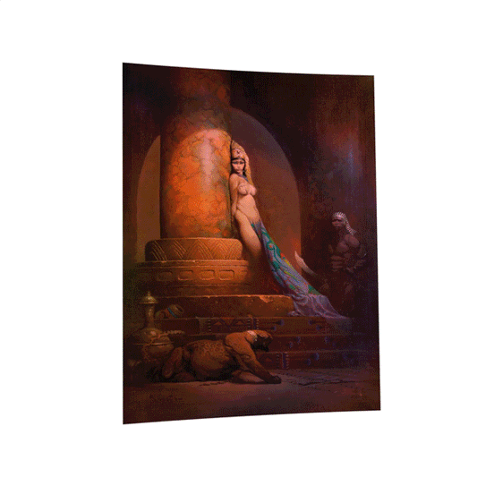 Egyptian Queen Holofoil Screen Print