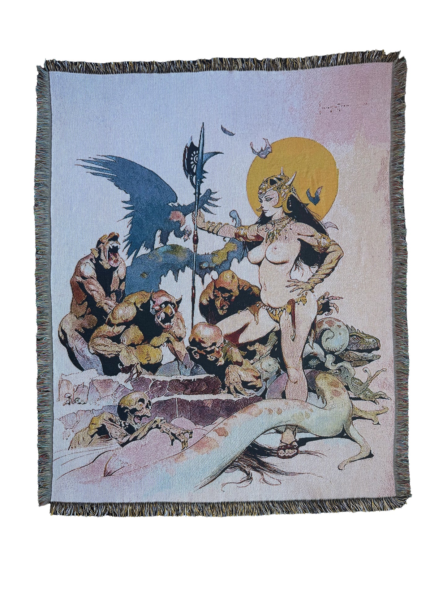Ghoul Queen 100% Cotton Blanket Wall Tapestry