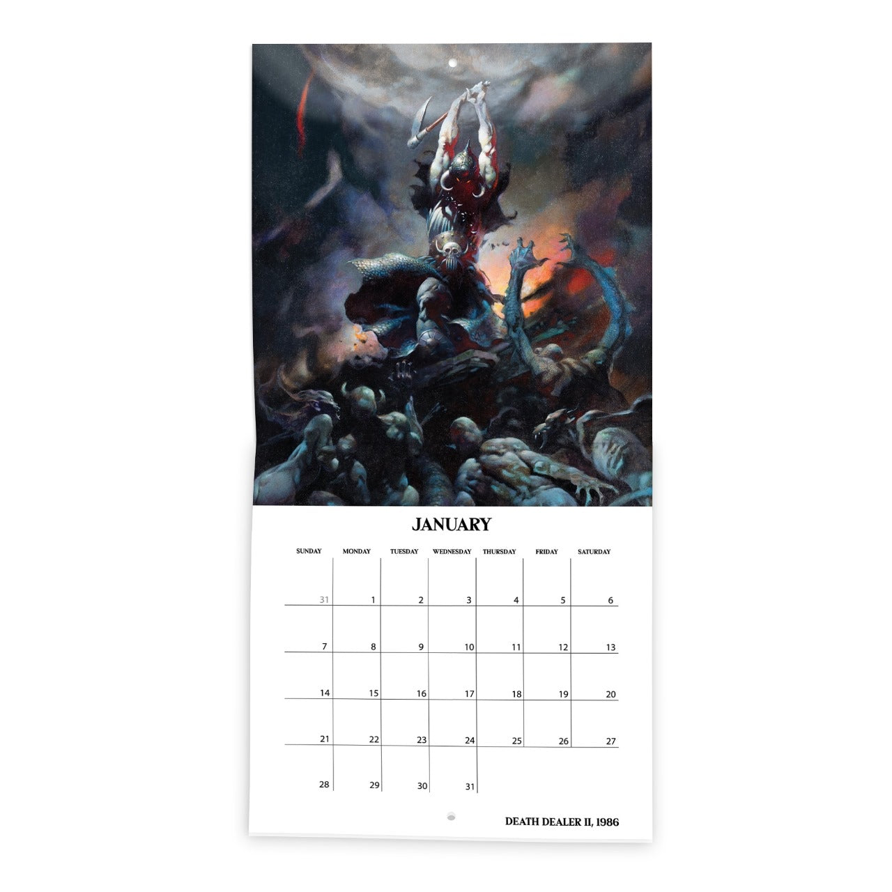 Frank Frazetta 2024 Wall Calendar (Limited Collector’s Edition