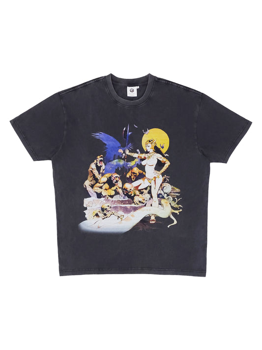 Frazetta “Ghoul Queen” Stonewash T-Shirt