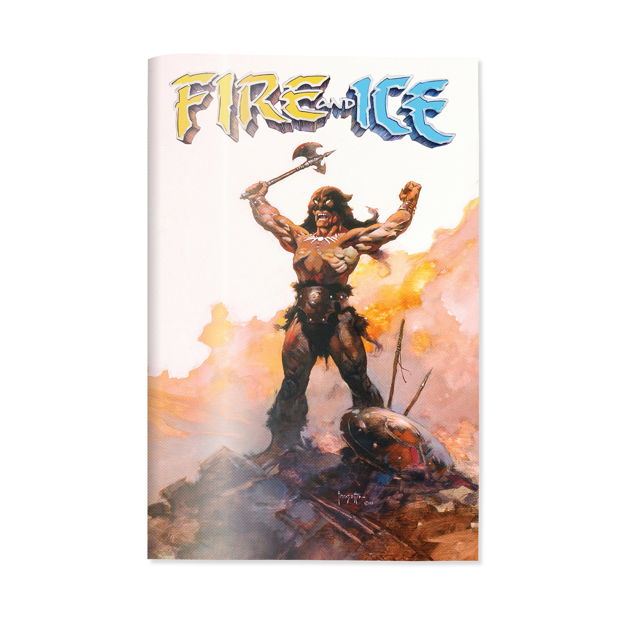 FIRE AND ICE #1 FRANK FRAZETTA (DARKWOLF) CARDSTOCK COVER (FG EXCLUSIVE)