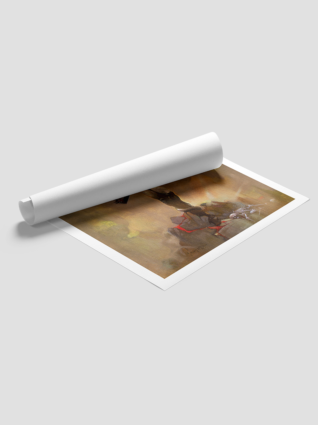 Alien Crucifixion Print