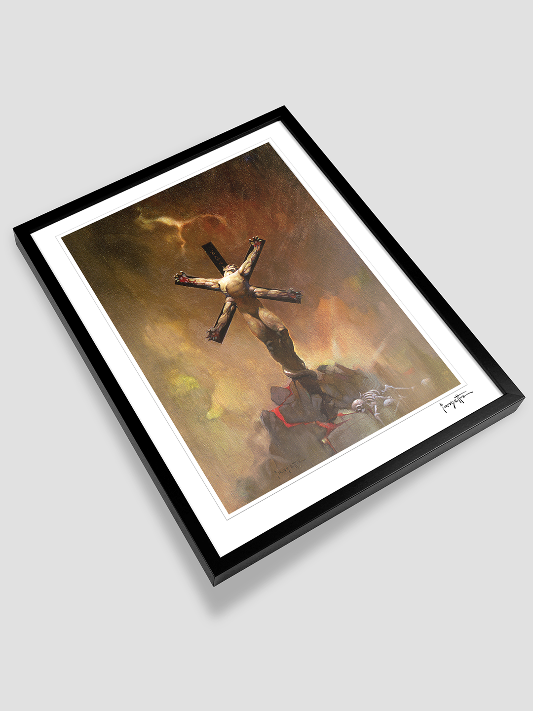 Alien Crucifixion Print