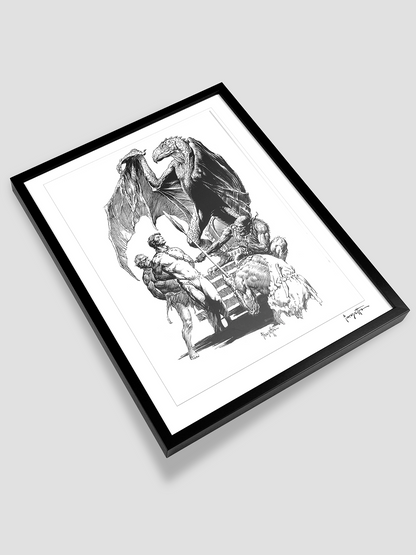At The Earth's Core (Plate III) Print