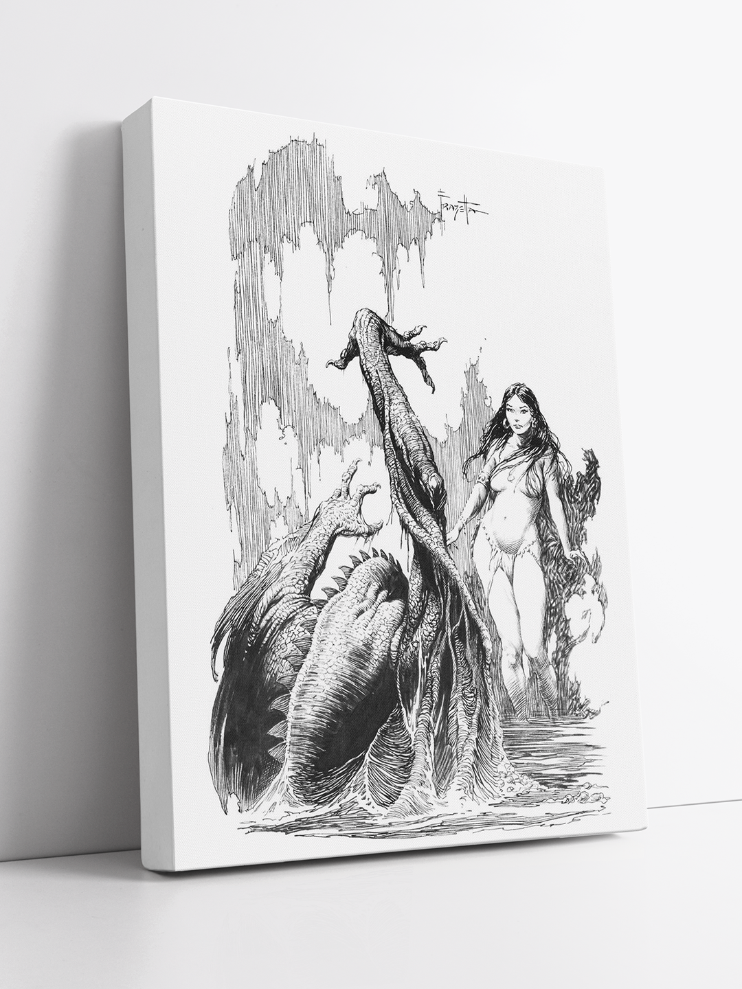 Frank Frazetta At The Earth's Core (Plate IV) Print | Official Website