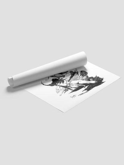 At The Earth's Core (Plate VIII) Print