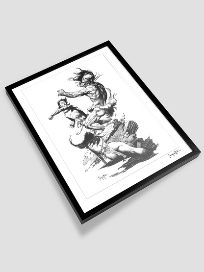At The Earth's Core (Plate VIII) Print